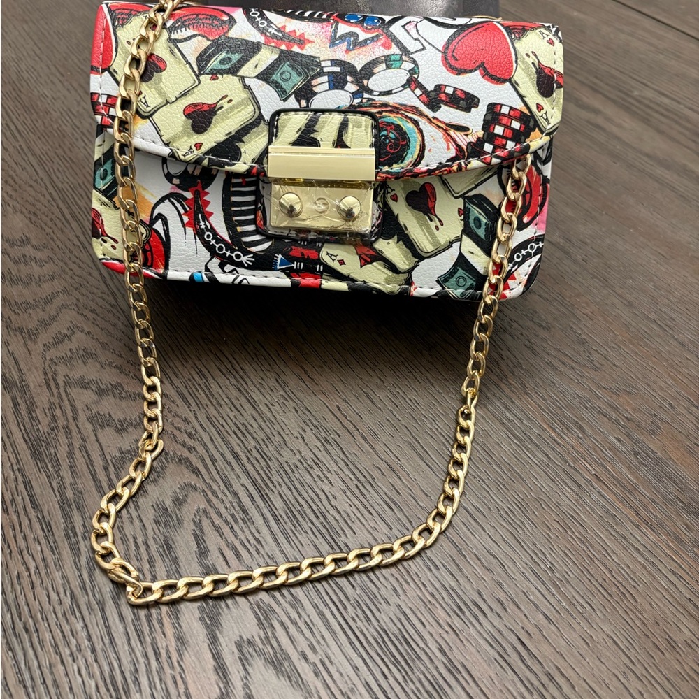 Stylish Multicolor Chain Bag
